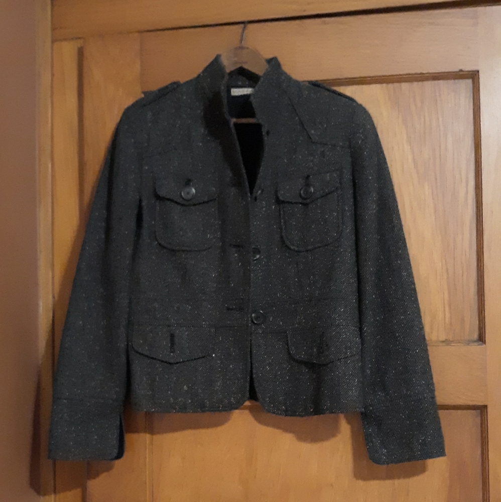 Wool Blend, Tweed Jacket